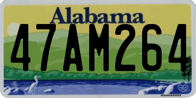 AL license plate 47AM264
