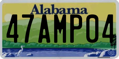 AL license plate 47AMP04