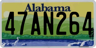 AL license plate 47AN264