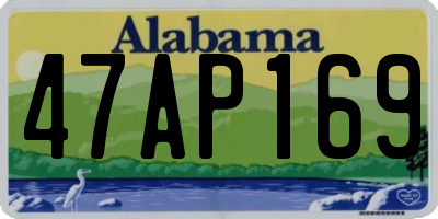AL license plate 47AP169