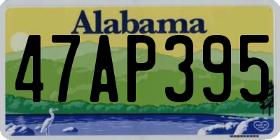 AL license plate 47AP395