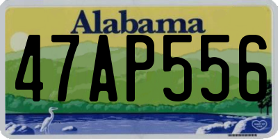 AL license plate 47AP556