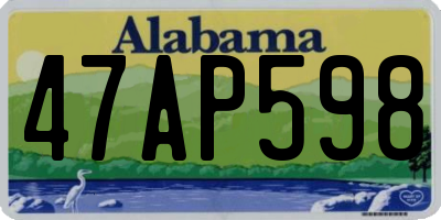 AL license plate 47AP598
