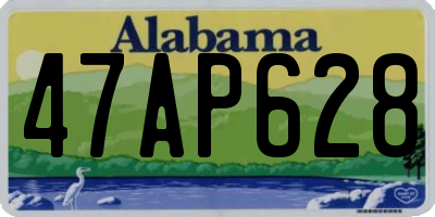 AL license plate 47AP628