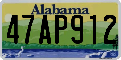 AL license plate 47AP912