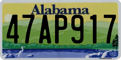AL license plate 47AP917