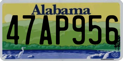 AL license plate 47AP956