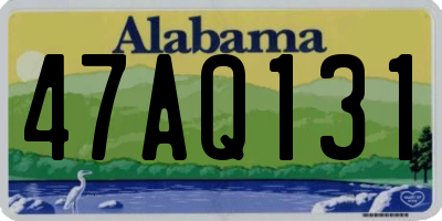 AL license plate 47AQ131