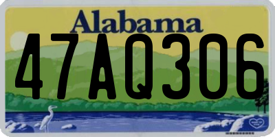 AL license plate 47AQ306