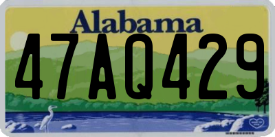 AL license plate 47AQ429