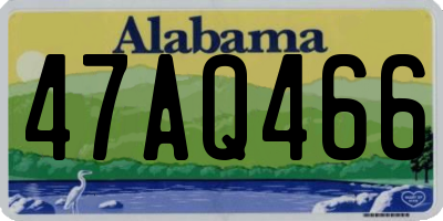 AL license plate 47AQ466
