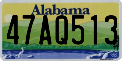 AL license plate 47AQ513