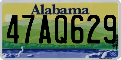 AL license plate 47AQ629