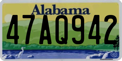 AL license plate 47AQ942