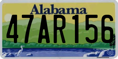 AL license plate 47AR156