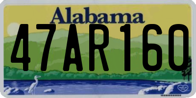 AL license plate 47AR160