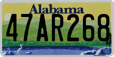 AL license plate 47AR268