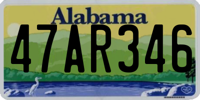 AL license plate 47AR346
