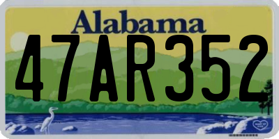 AL license plate 47AR352