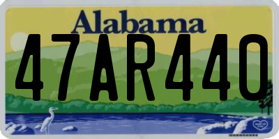 AL license plate 47AR440