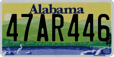AL license plate 47AR446
