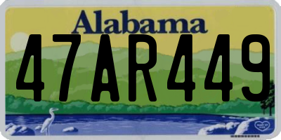 AL license plate 47AR449