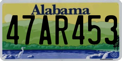 AL license plate 47AR453