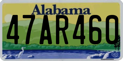 AL license plate 47AR460