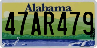 AL license plate 47AR479