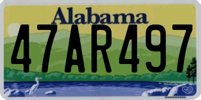 AL license plate 47AR497