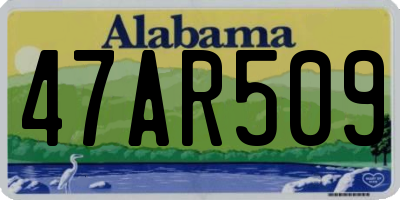 AL license plate 47AR509