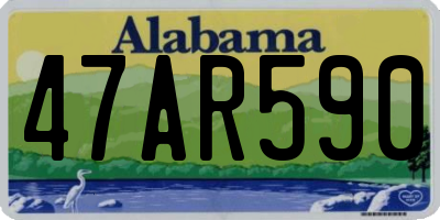 AL license plate 47AR590