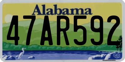 AL license plate 47AR592