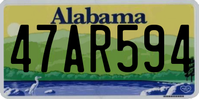 AL license plate 47AR594