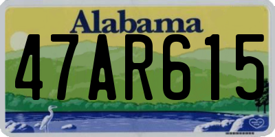AL license plate 47AR615