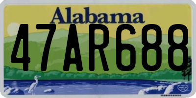 AL license plate 47AR688