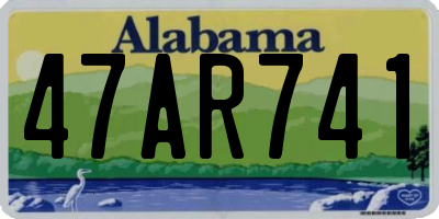 AL license plate 47AR741