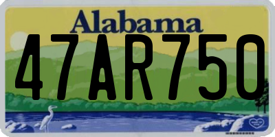 AL license plate 47AR750