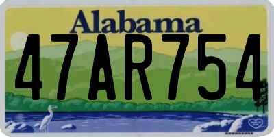 AL license plate 47AR754