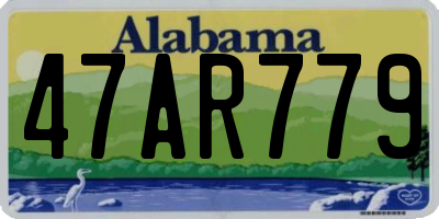 AL license plate 47AR779