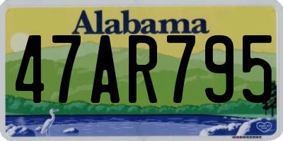 AL license plate 47AR795