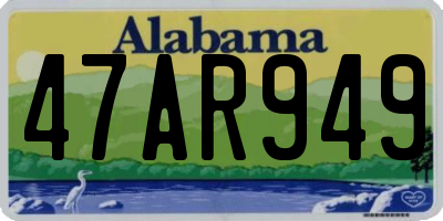 AL license plate 47AR949