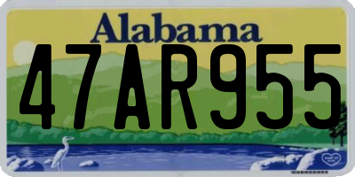 AL license plate 47AR955