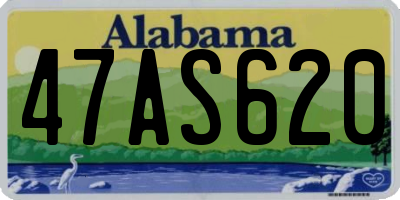 AL license plate 47AS620