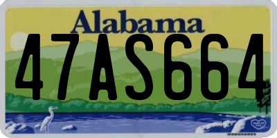 AL license plate 47AS664