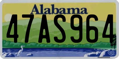 AL license plate 47AS964