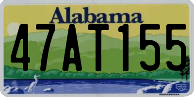 AL license plate 47AT155