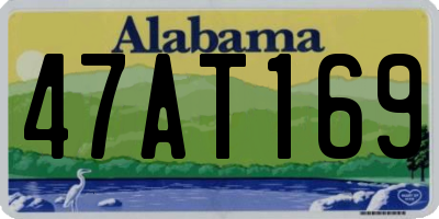 AL license plate 47AT169