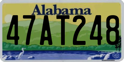 AL license plate 47AT248