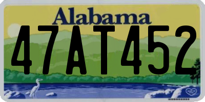 AL license plate 47AT452